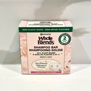 🟠5/$25 NEW Garnier Whole Blends Shampoo Bar (Oat Delicacy)